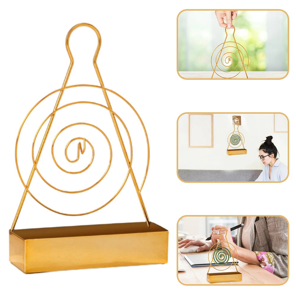 Mosquito Coil Holder Iron Mosquito-Repellent Incense Holder for Home Decoration