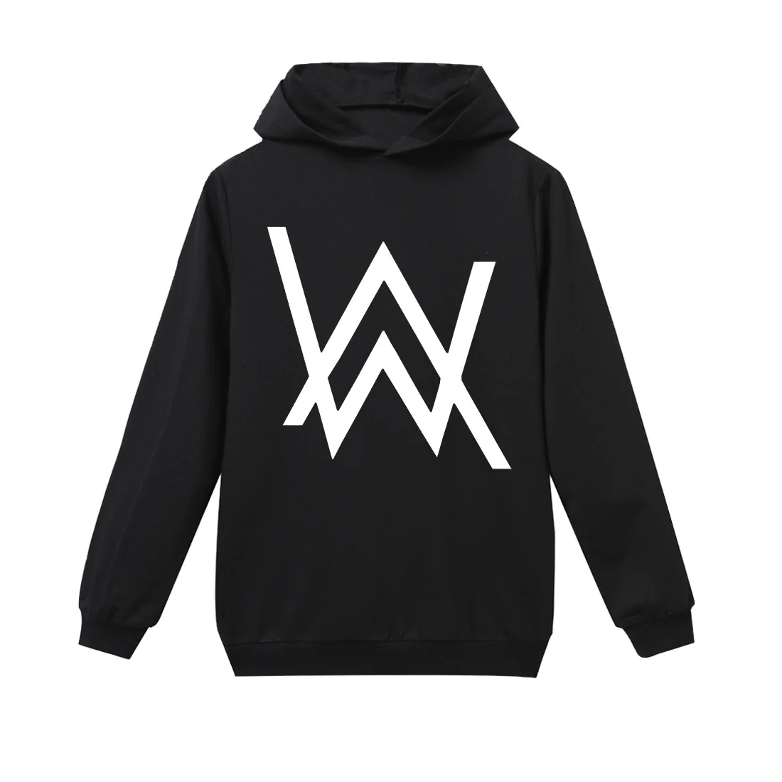TikTok/Детская Хлопковая футболка с длинными рукавами и капюшоном для мальчиков и девочек с изображением героев мультфильмов Алан Уокер Дэдпул
