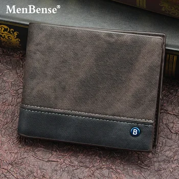 

MenBense New Style MEN'S Wallet Business Casual Coin Pocket Card Bit More Tri-fold Bag Men Short Wallet