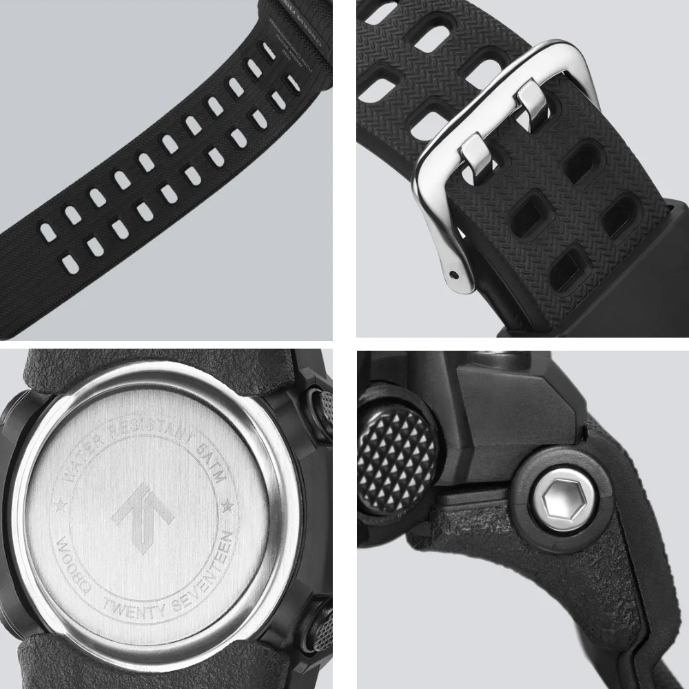 Xiaomi TwentySeventeen Outdoor Dual Display Electronic Watch Dial Dual Time Display Countdown Waterproof Sport Digital Watch New (12)