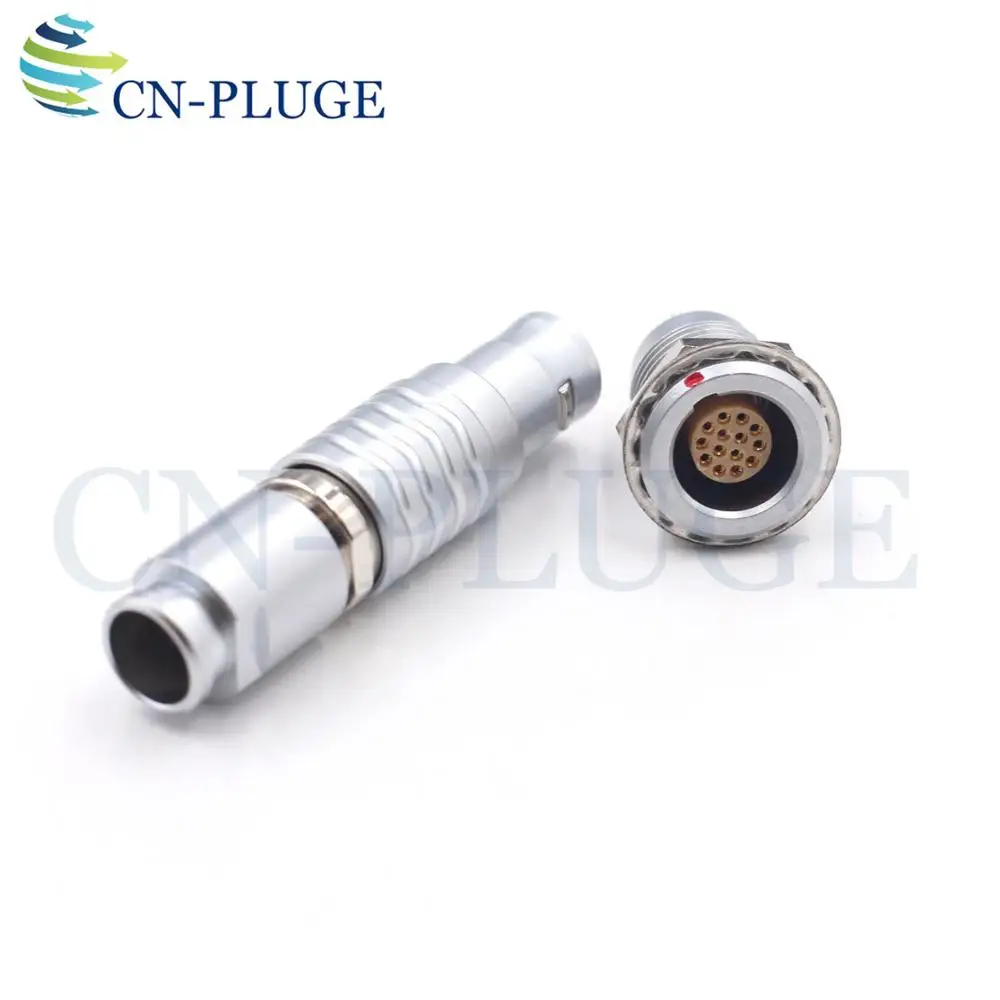 M12 Тип FGG яйцо 1B 2 3 4 5 6 7 8 10 12 14 16 pin пуш-ап самоблокирующийся камера с коннектором и оборудование для модных проверок разъемы - Цвет: 14 Pin