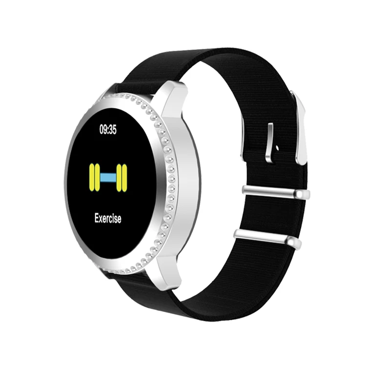 Bakeey mate 5 пульсометр мульти-спортивные режимы Смарт часы 1,2" ips HD дисплей погода управление музыкой IP68 водонепроницаемый браслет для мужчин - Цвет: Серебристый