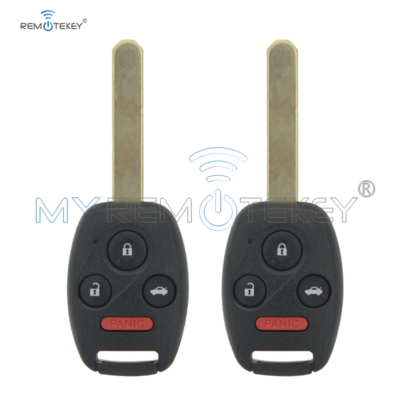 Автомобильный ключ Remtekey 2 шт. 3 кнопки с паникой 313 8 МГц для Honda 2012 2013 Civic Hybrid EX SI 2014