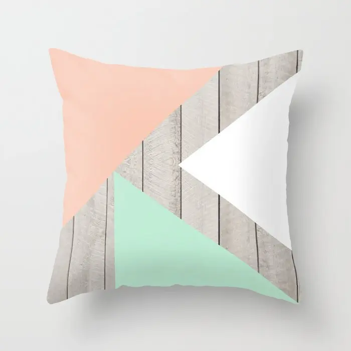 NEW Nordic Geometric Rose Pink Cushion Cases Creative Cute Pillows Case Sofa Bed Seats Cushions Home Decor Cogines Para El Sofa seat cushions