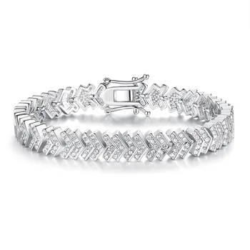 

TE312 Hot Selling Arrow Zircon Bracelet Wholesale Fashion Euro-American Drill Bracelet eBay Spot wish
