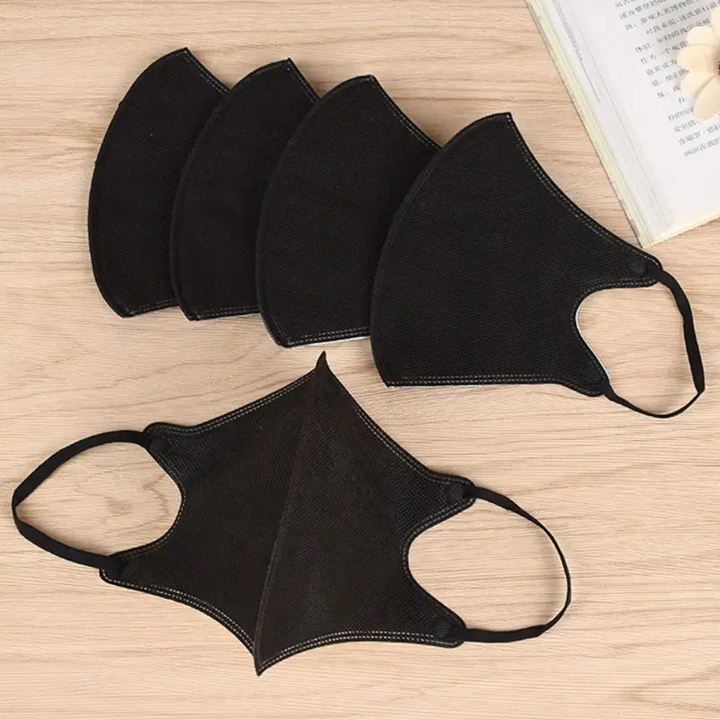

3D Disposable Air Filter Anti-Dust PM2.5 Medical Half Face Mouth Mask Non-Woven