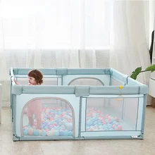 Corralito para bebé recién nacido, PISCINA DE BOLAS, valla interior, barrera para proteger la seguridad de los niños
