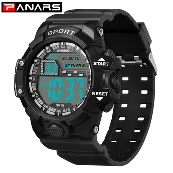 

PANARS 2019 Watches Mens Watches Outdoor Sport Watch Men Military Shock Waterproof Digital Watch Green relogio masculino militar