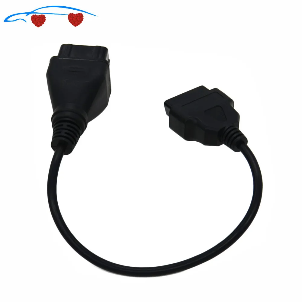 2021 New Arrival For Re-nau-lt 12 Pin To OBD 2 16 Interface Female Extension Cable Auto Adapter Diagnostic Tool Connector | Автомобили и