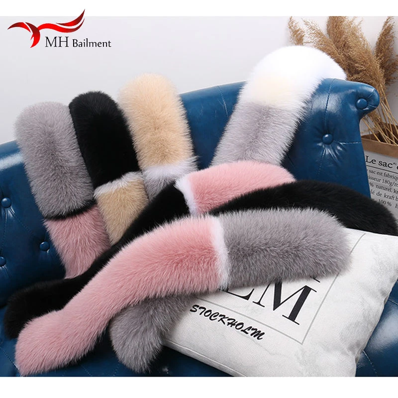 

And Quiet Home Leather And Fur Scarf Fox Wool Collar Scarf Really Hair Spelling Color Woman Baby Scarf Neck Set Fox Baby Lead