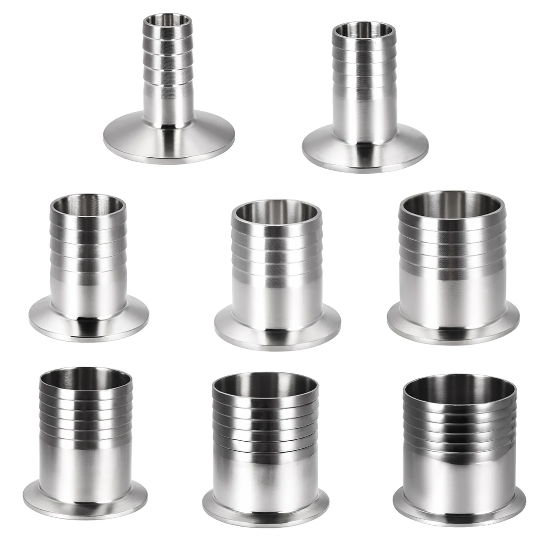 

uxcell 1Pcs Sanitary Hose Barb Adapter 304 Stainless Steel Flange to Rubber for Vacuums use with Rubber Hoses in the Food