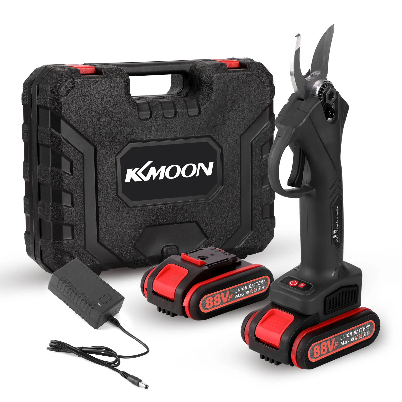 KKmoon 21V 30mm Cordless Electric Pruner 88VF Pruning Shears Efficient Fruit Tree Bonsai Pruning Branche Cutter Landscaping Tool