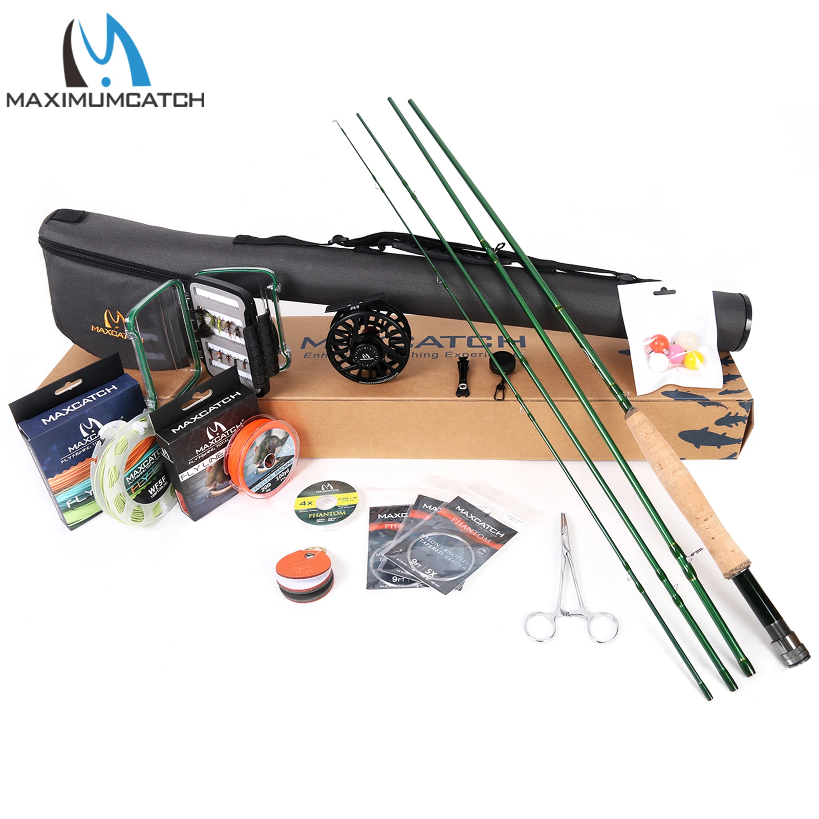 Maximumcatch Maxcatch Premier Fly Fishing Rod Kit, Fly Reel Combo