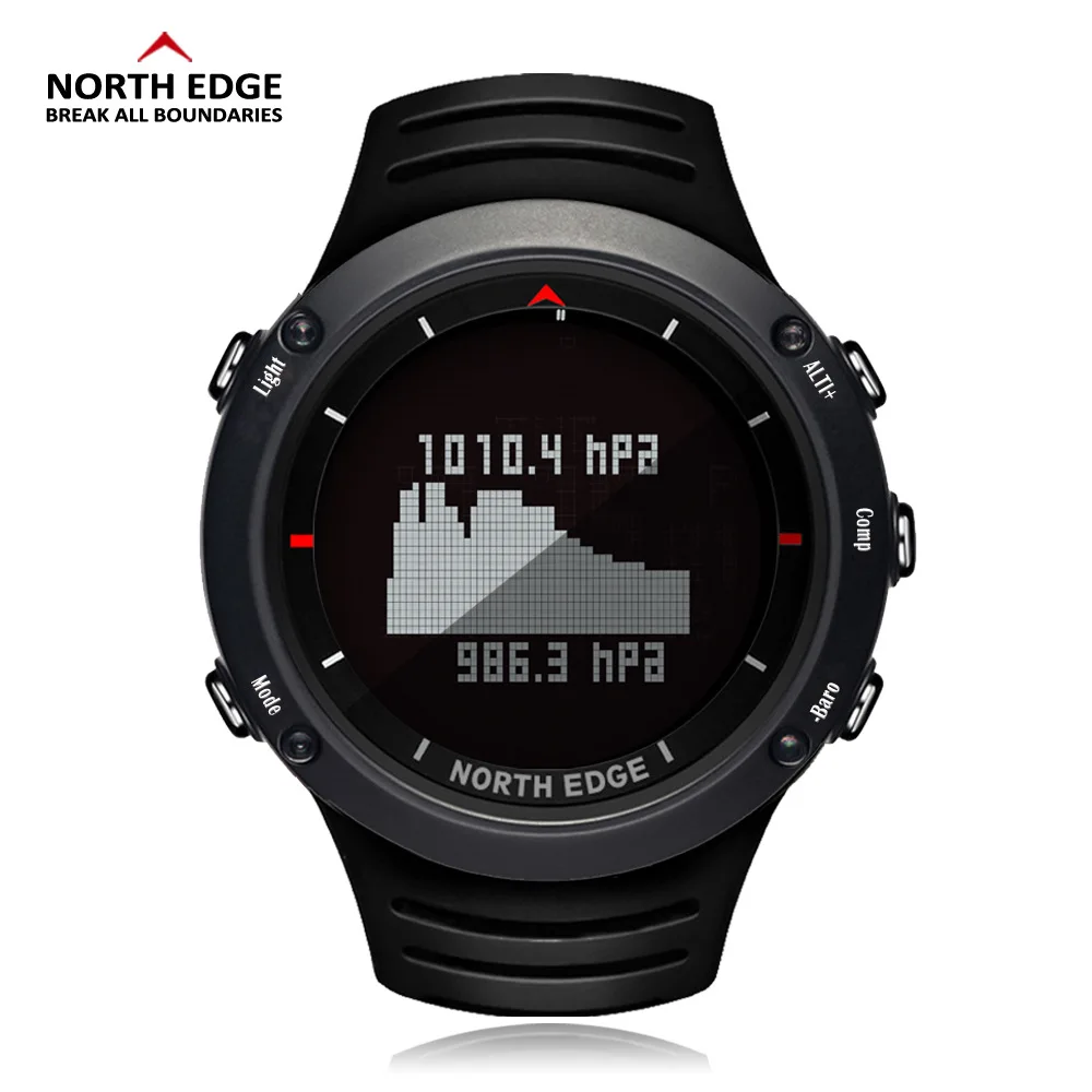 

Smart Outdoor Sports Watch North Edge Height Pressure Night Light Waterproof Multi-functional Special Forces Army Style Watch