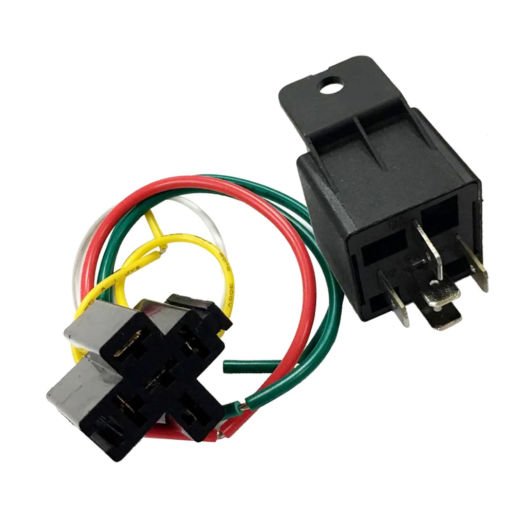 Automotive Car Heavy Duty Power Relay 24V 40 Amp 5 Pin with Harness Socket