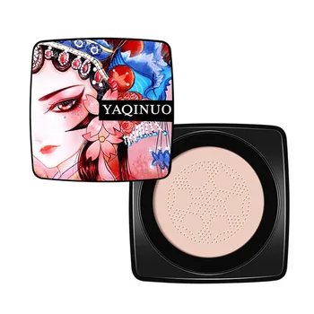 

HOT Mushroom Head Air Cushion Moisturizing Foundation Air-permeable Natural Brightening Chinese Print Makeup CC Cream