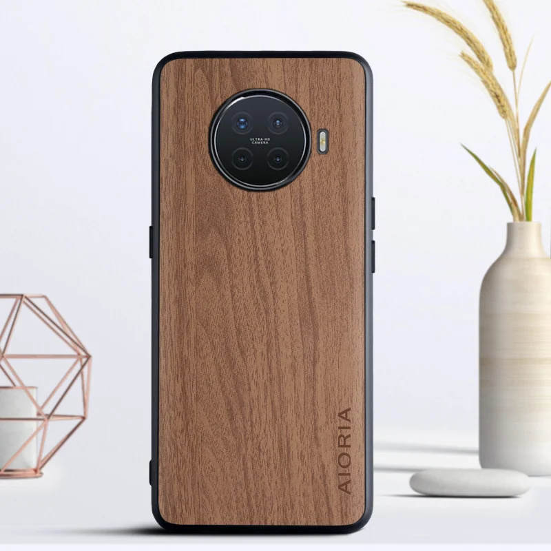 Dell'Annata Per Oppo Ace 2 Tpu + Pc + Pu Di Legno Come Le Coperture Della Pelle Del Cuoio Fundas Coque Per Oppo Ace 2