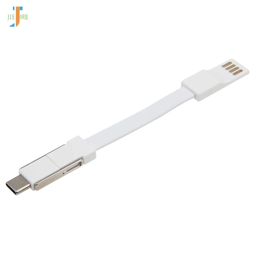 100 шт./лот 3 в 1 USB кабель плоский провод с кольцом для ключей для IPhone XS Быстрый зарядный кабель для huawei P30 Micro usb type C зарядный шнур