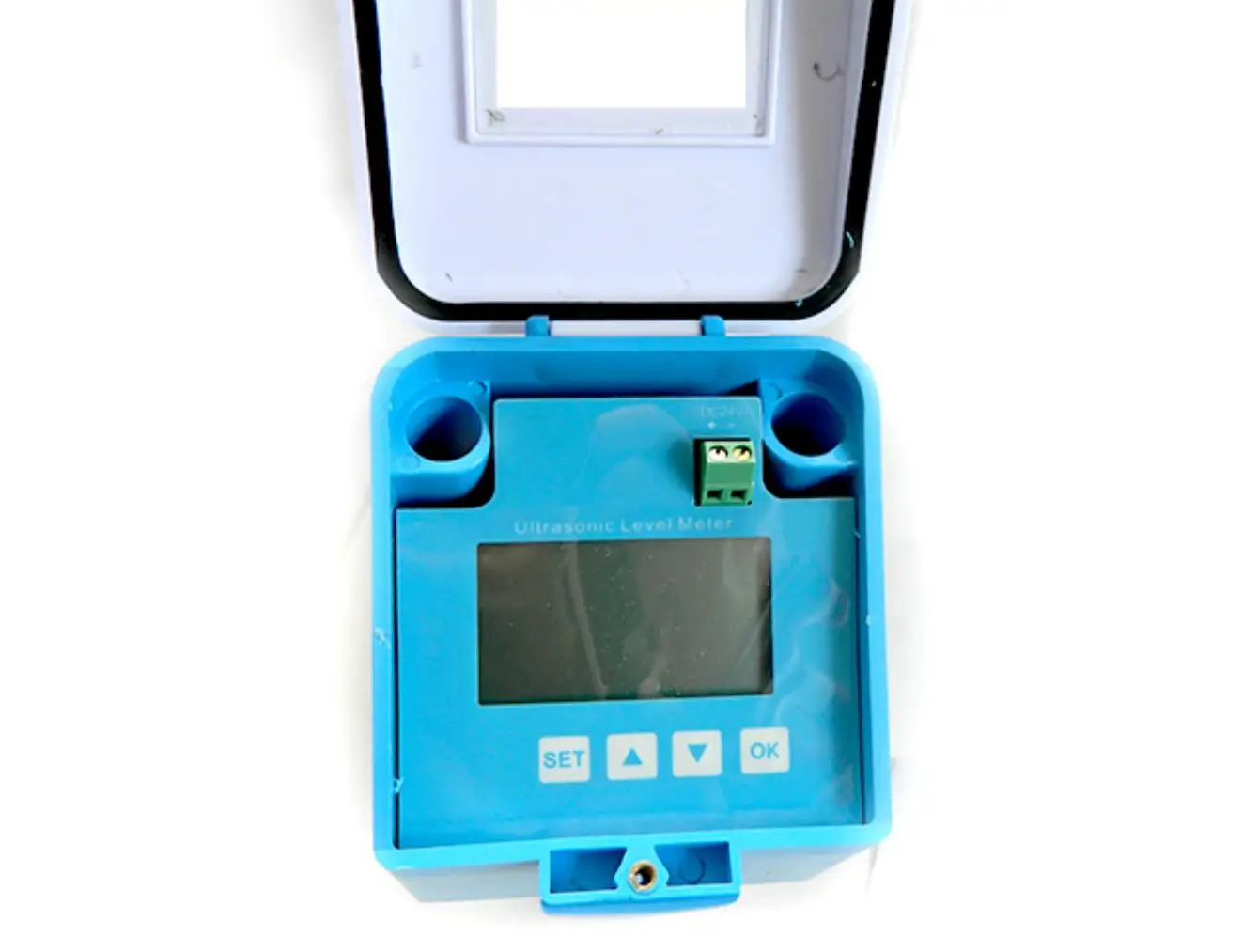 Ultrasonic Level Transmitter Liquid Oil Fuel Measuring 4-20mA Output Water Tank