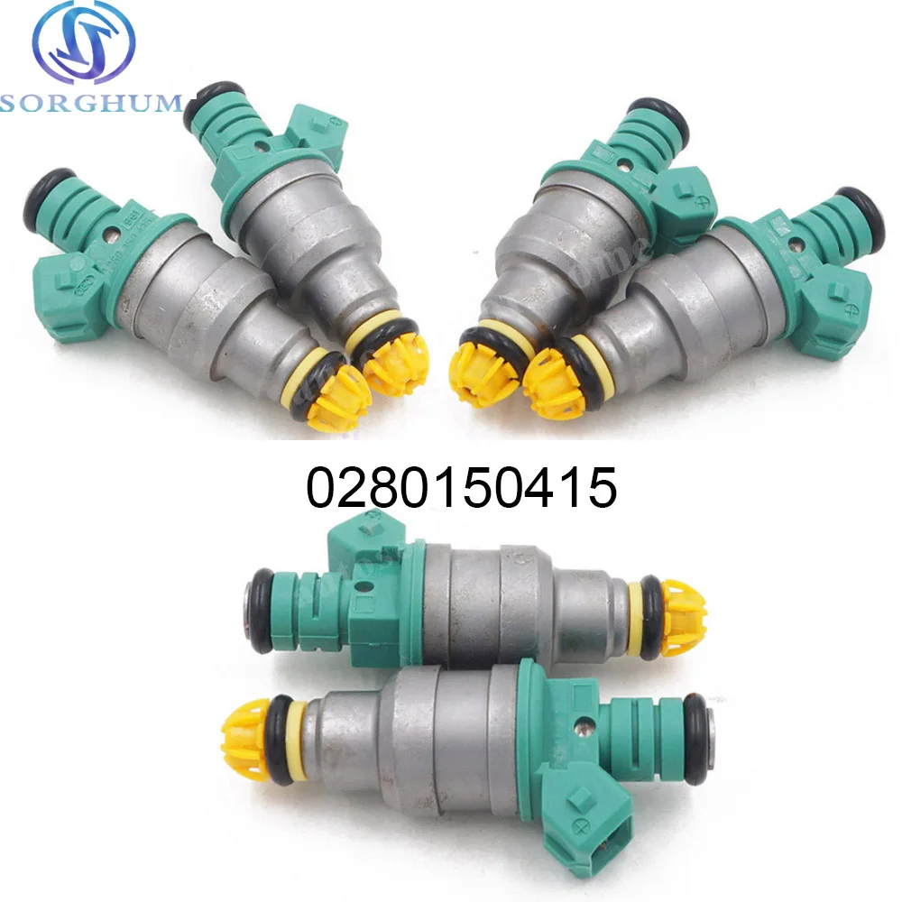 

6pcs New Brand 0280150415 Flow Matched Fuel Injector For BMW 2.5 3.0
