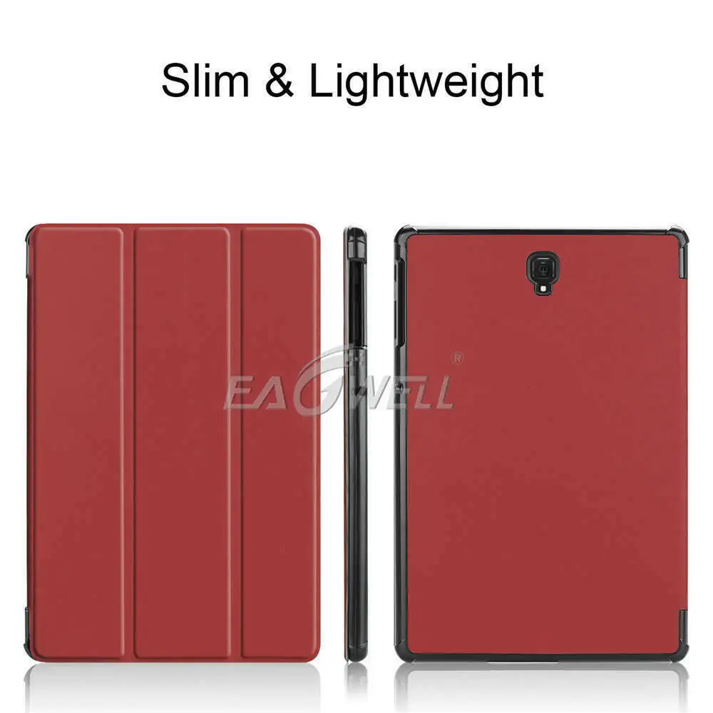 Трехслойный умный чехол для Samsung Galaxy Tab A 10,5 дюймов SM-T590 T595 T597 чехол из искусственной кожи с откидной крышкой
