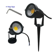 12 В светодиодный светильник для газонов 9 Вт садовый открытый светильник ing 7 Вт Водонепроницаемый IP65 Прожектор Точечный светильник лампы прожектор светильник ing 3 Вт 5 Вт светильник для газона s 12В постоянного тока