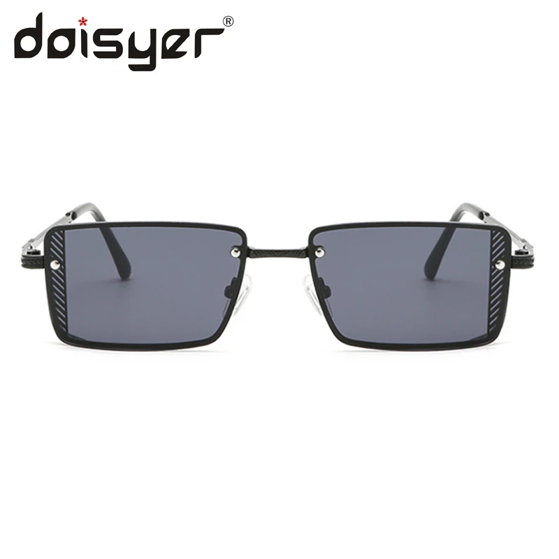 

DOISYER New style square frame sunglasses trend personality metal small frame retro trend fashion sunglasses men