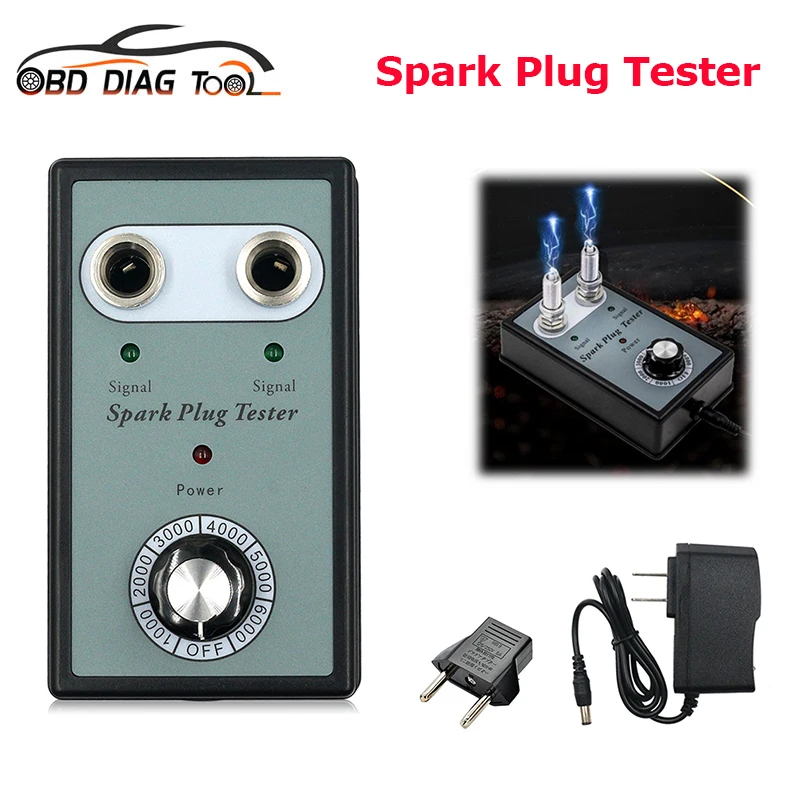 Spark Plug Tester 12V In-Line Wire Ignition Plug Analyzer Spark Tester Pen Test Car Engine Auto Diagnostic Tool spark plug tester