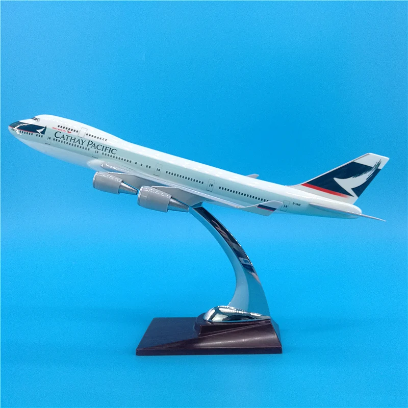 32 см самолеты Hong Kong CATHAY PACIFIC airways Boeing B747 игрушечные модели самолетов самолет литье