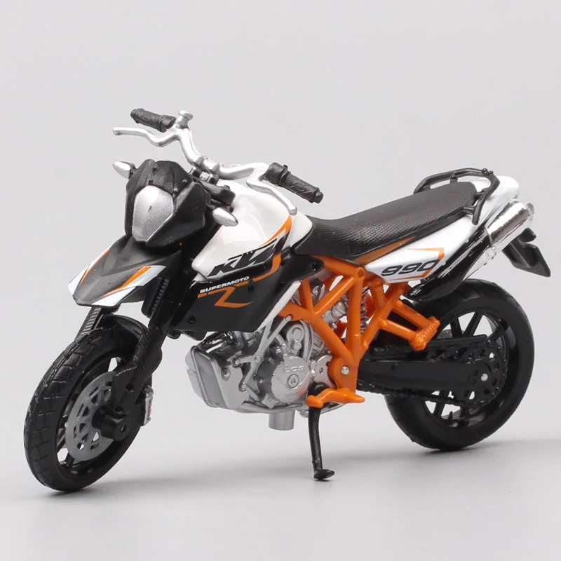 1/18 масштаб Классический Маленький bburago KTM 990 Supermoto R bike duke Литые и игрушечные