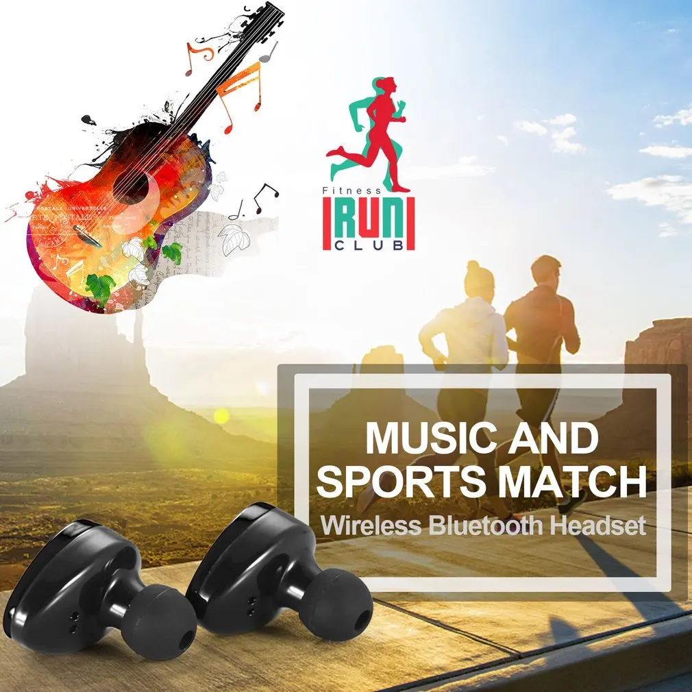 1 пара Bluetooth 4,1 беспроводные наушники настоящие беспроводные стерео наушники-вкладыши TWS bluetooth-гарнитура с зарядным устройством