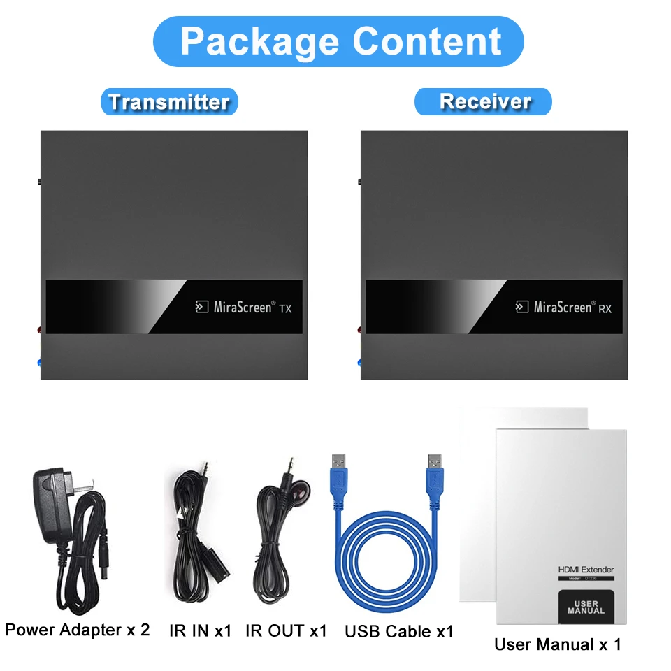 Hdmi sobre o Extensor de Kvm da Rede Ethernet do ip Extensor do Kvm de 2022 250m sobre o Extensor Cat6 de Utp Navceker Hdmi Stp Kvm Rj45 Cat5 - - Image 6