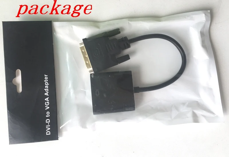 DVI в VGA конвертер, 1080P DVI-D в VGA кабель, 24+ 1 25 Pin DVI штекер в 15 Pin VGA Женский адаптер