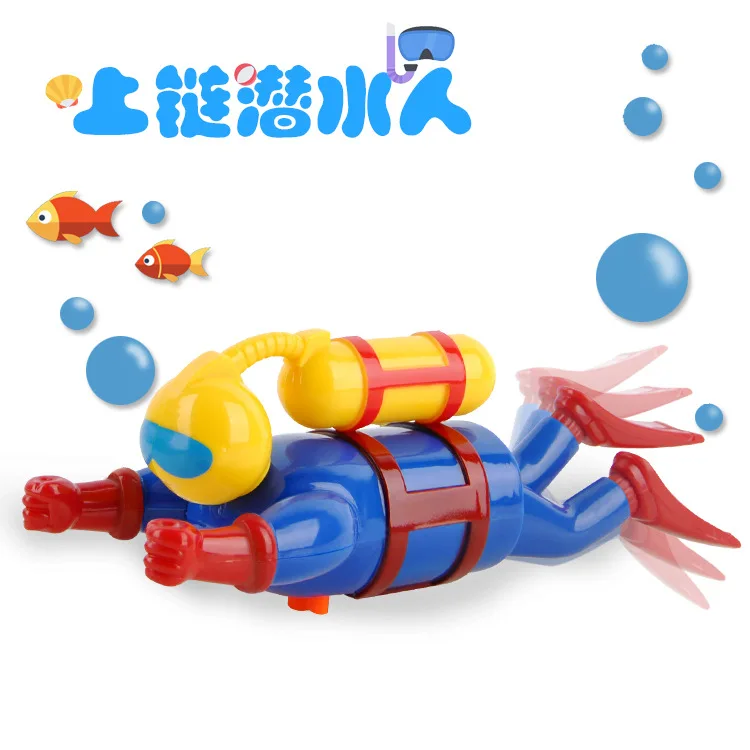 [Today Will Grab] Детская игрушка, заводная кукла для дайвинга, игра с водой, прыгающая в воду, Весенняя игрушка для купания