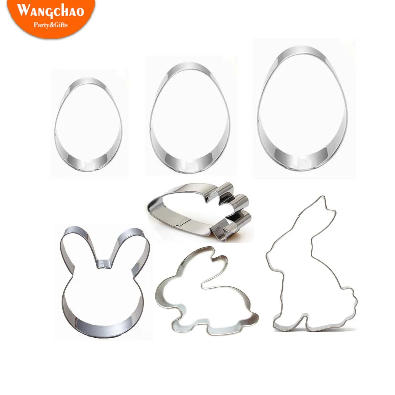 Форма для яйца кролика редиса из нержавеющей стали 7 форм | Дом и сад