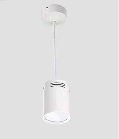 Поверхностный светодиодный светильник с регулируемой яркостью 5W10W15W COB светодиодный точечные потолочные светильники AC110~ 240V светодиодный настенный светильник фоновое настенное освещение - Body Color: White