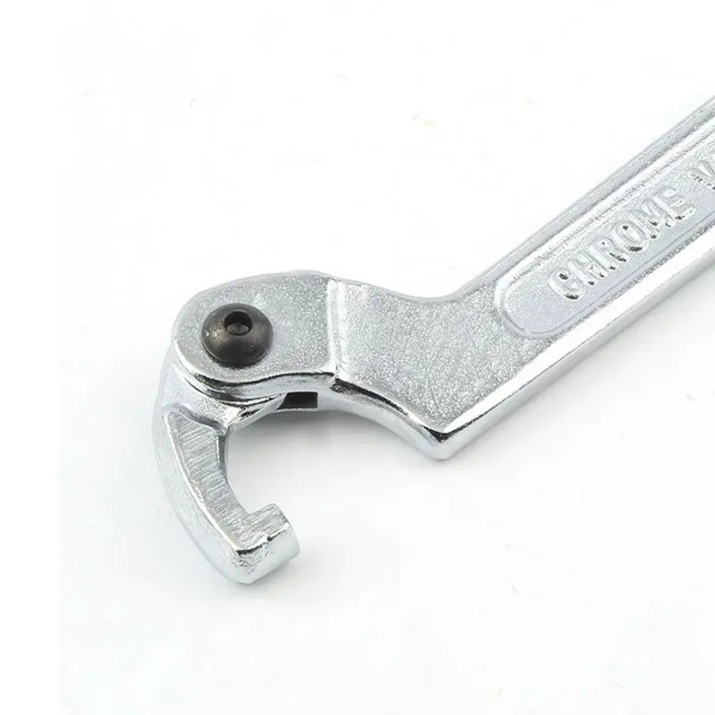 19-51mm Chrome Vanadium Adjustable Hook Wrench C Spanner Tool store hot