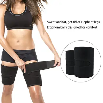 

1 Pair Leg Rubber Compression Girdle Leg Arm Cover Calorie Fat Elimination Weight Loss Stovepipe Leggings Thigh Trimmer 30E