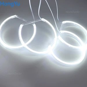 Image 5 - For BMW E46 sedan touring with PROJECTORS 1998 2005 Excellent Ultra bright illumination smd led Angel Eyes kit halo ring