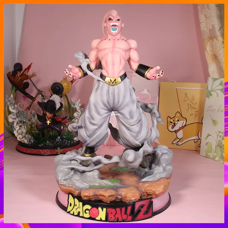 1" аниме Dragon Ball Z статуя Majin Buu бюст злодей полная длина портретное моделирование Искусство ремесло ПВХ фигурка игрушка 46 см V935