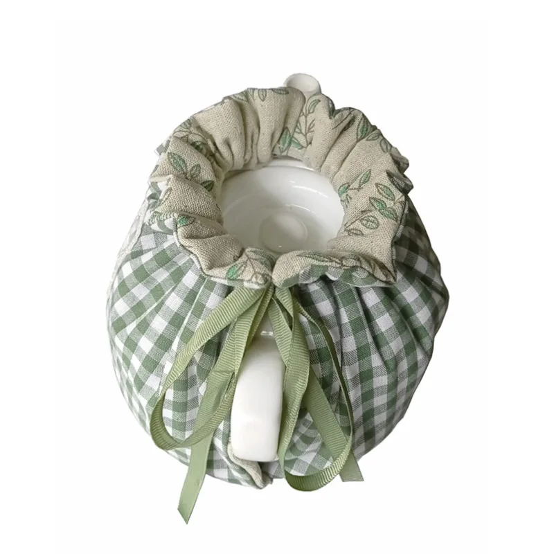 1pc Cotton Vintage Floral Teapots Dust Cover Tea Cosy Kettle Cover Insulation and Keep Warm For Home Teaware Accessories LBS