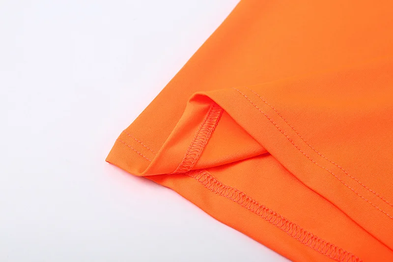 ANJAMANOR сексуальная юбка из двух частей комплект неоновый оранжевый зеленый Bodycon бинт 2 шт. Клубные наряды для женщин комплекты D83-AA21