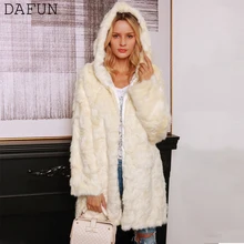 Зимняя куртка с капюшоном, Женская длинная куртка из искусственного меха, пальто, белое толстое теплое меховое пальто, парка, ropa mujer manteau femme 3XL