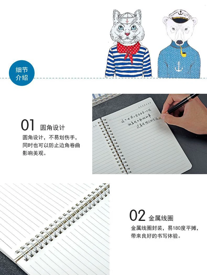 Креативный блокнот в виде пули из мультфильма Kawaii Coil notebook s милый блокнот-планировщик школьные офисные канцелярские принадлежности 016048