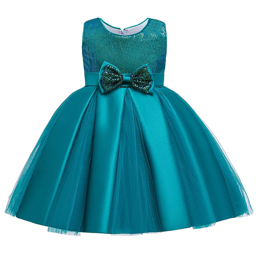 Детские платья для девочек, платье принцессы на день рождения платье с цветочным узором для девочек, вечерние и свадебные платья Детские