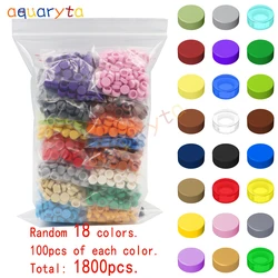 AQUARYTA – blocs de construction de peinture Pixel, 18 couleurs aléatoires, 1800 pièces, compatibles 98138, jouets Puzzle, cadeaux pour enfants 
