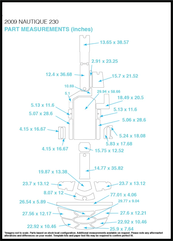 2009 naustique 230 плавающий шаг и коврик для кокпита лодка EVA Тиковый настил 1/" 6 мм