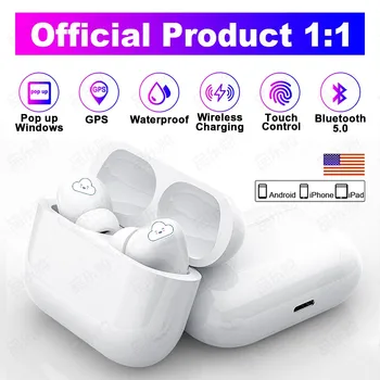 

TWS Pro 3 Wireless Bluetooth Earphone Sport Airpro Smart Touch Earbuds with Case with microphone for Android IOS Blackpods