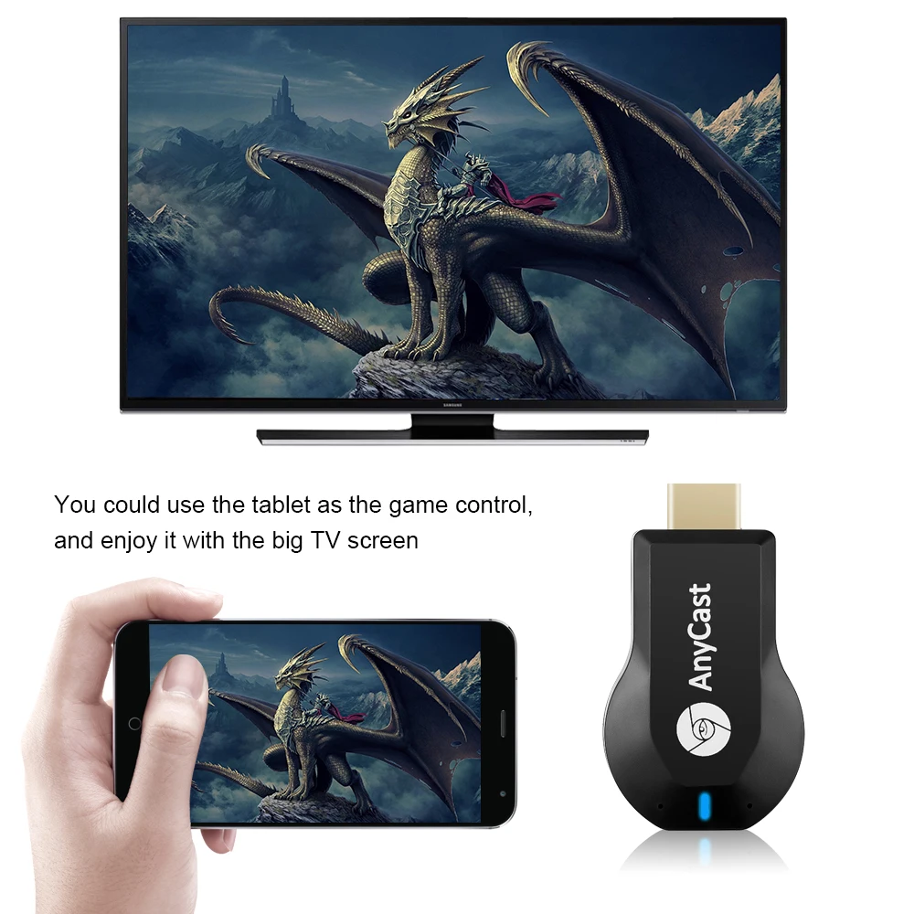 Kebidumei wireless HDMI-compatible wifi display dongle adapter Mirascreen TV stick Receiver Support Netflix windows ios andriod