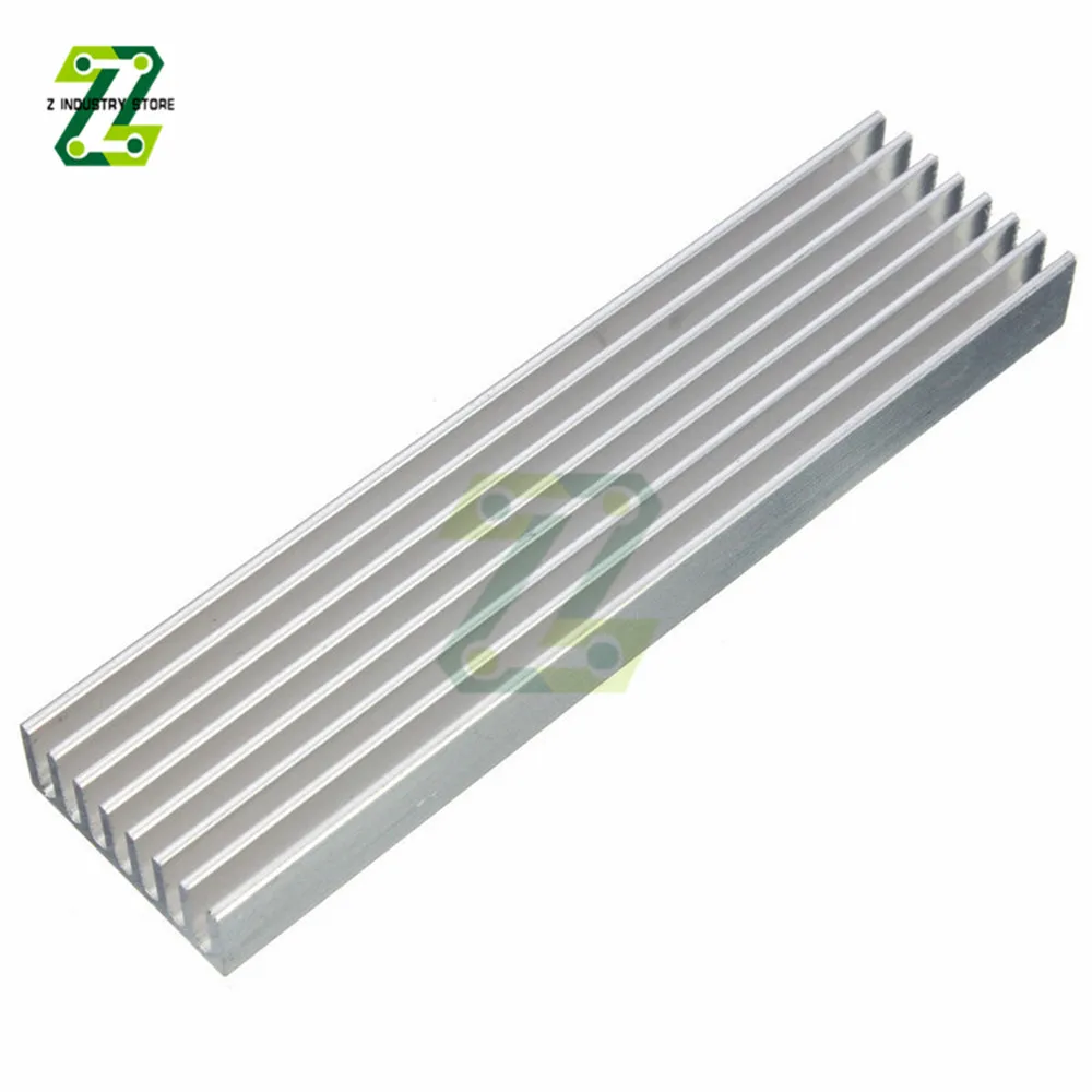 100x25x10mm Radiator Aluminum Heatsink Extruded Heat Sink for LED Electronic Heat Dissipation Cooling Cooler aluminum heat sink